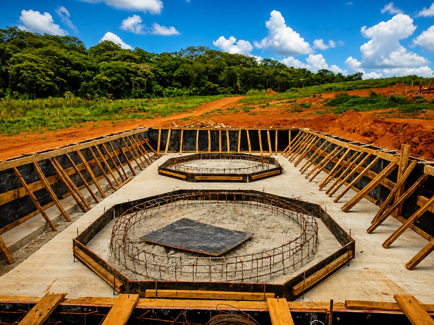 O que é construção civil pesada e infraestrutura industrial?
